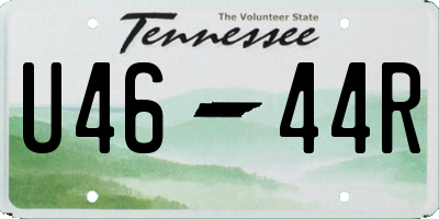 TN license plate U4644R