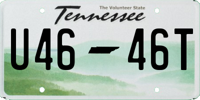 TN license plate U4646T