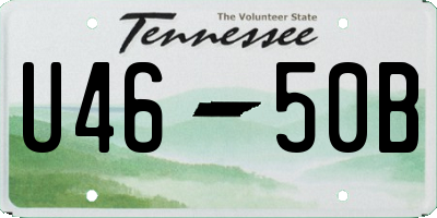 TN license plate U4650B