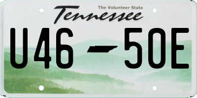 TN license plate U4650E
