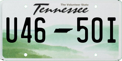 TN license plate U4650I