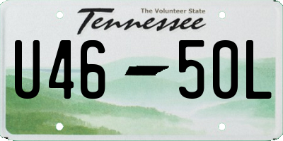 TN license plate U4650L