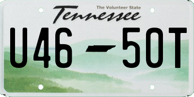 TN license plate U4650T