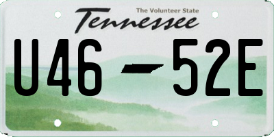 TN license plate U4652E