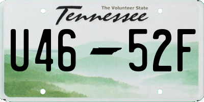 TN license plate U4652F