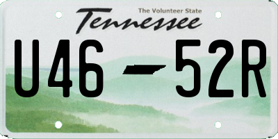 TN license plate U4652R