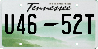 TN license plate U4652T