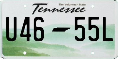 TN license plate U4655L