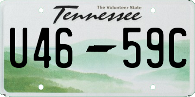 TN license plate U4659C