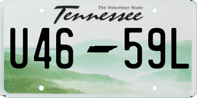 TN license plate U4659L