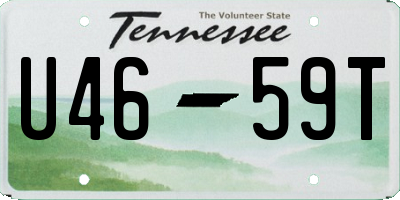 TN license plate U4659T
