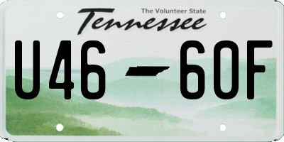 TN license plate U4660F