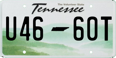 TN license plate U4660T