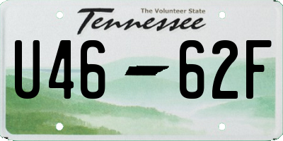 TN license plate U4662F