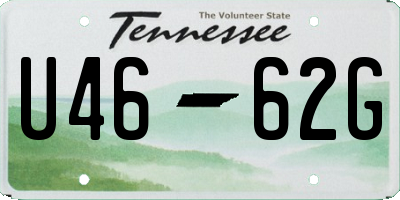 TN license plate U4662G