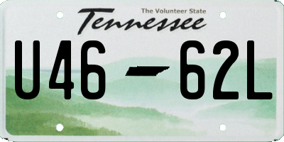 TN license plate U4662L