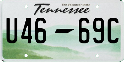 TN license plate U4669C