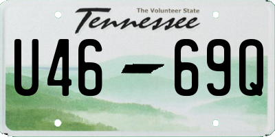 TN license plate U4669Q