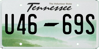 TN license plate U4669S