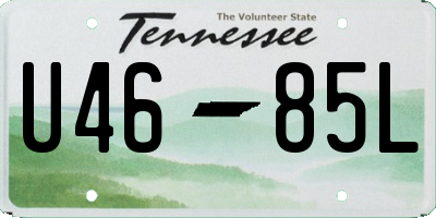TN license plate U4685L