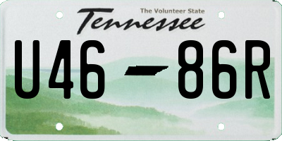 TN license plate U4686R