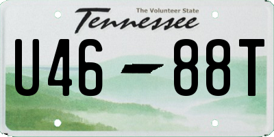 TN license plate U4688T