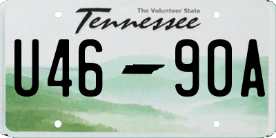 TN license plate U4690A