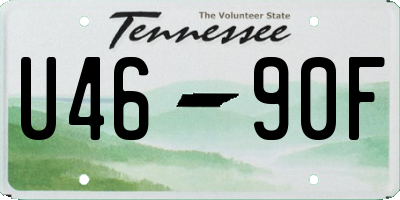 TN license plate U4690F