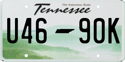 TN license plate U4690K