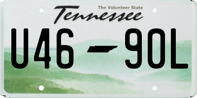 TN license plate U4690L