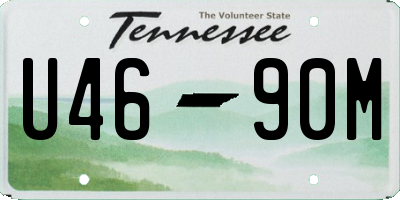 TN license plate U4690M