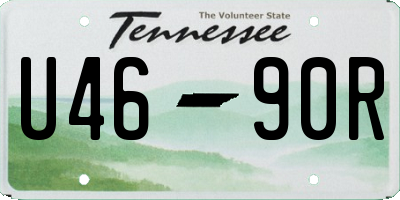 TN license plate U4690R