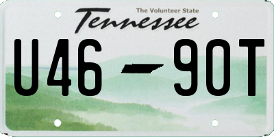 TN license plate U4690T