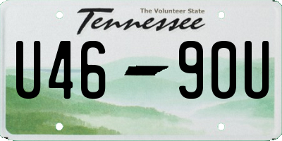 TN license plate U4690U