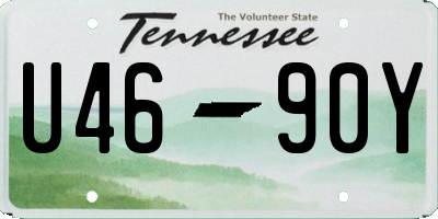 TN license plate U4690Y