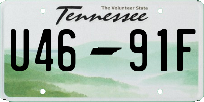 TN license plate U4691F