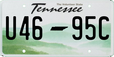 TN license plate U4695C