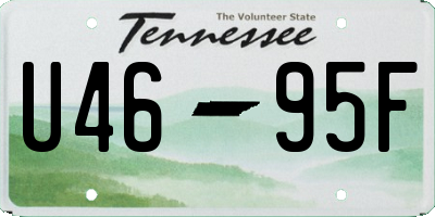 TN license plate U4695F