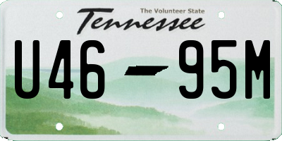 TN license plate U4695M