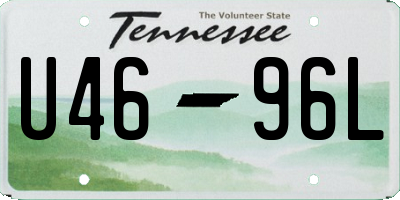 TN license plate U4696L