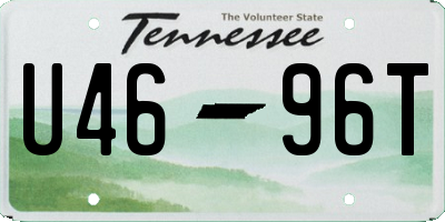 TN license plate U4696T
