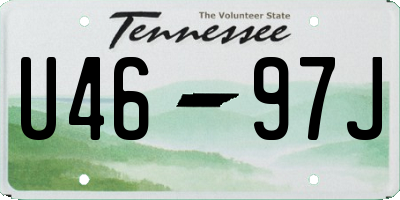 TN license plate U4697J