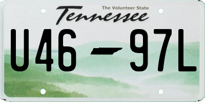 TN license plate U4697L