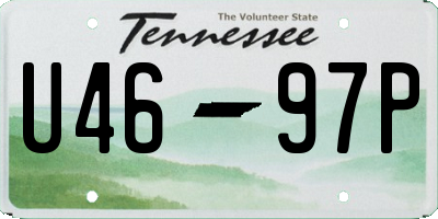 TN license plate U4697P