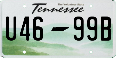 TN license plate U4699B