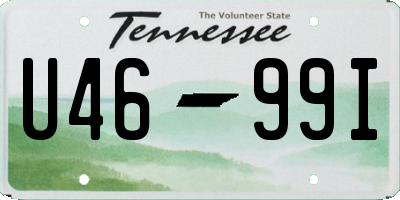 TN license plate U4699I