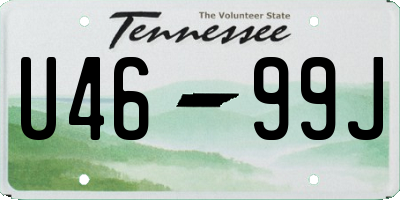 TN license plate U4699J