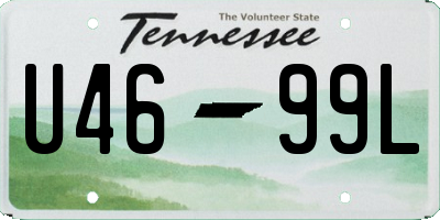 TN license plate U4699L