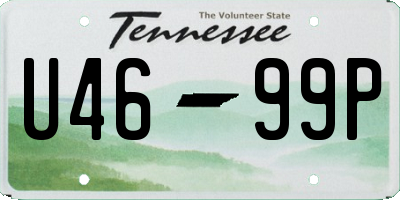 TN license plate U4699P