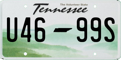 TN license plate U4699S